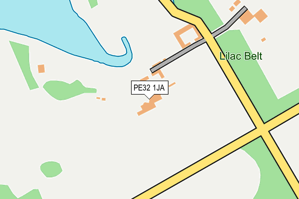 PE32 1JA map - OS OpenMap – Local (Ordnance Survey)