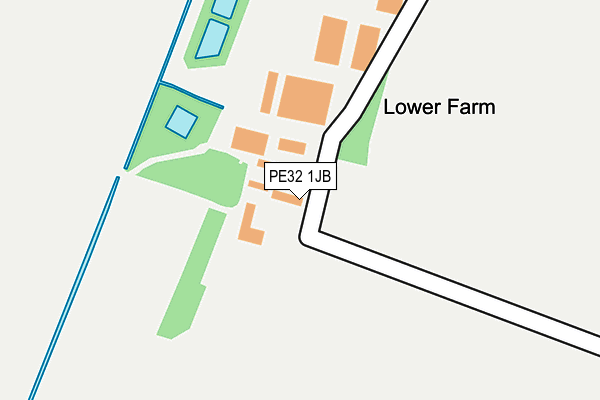 PE32 1JB map - OS OpenMap – Local (Ordnance Survey)