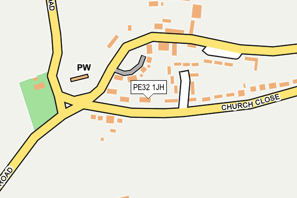 PE32 1JH map - OS OpenMap – Local (Ordnance Survey)