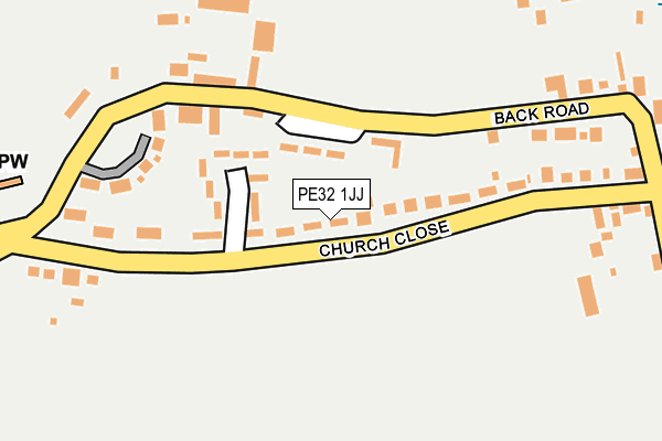 PE32 1JJ map - OS OpenMap – Local (Ordnance Survey)