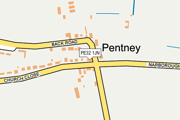 PE32 1JN map - OS OpenMap – Local (Ordnance Survey)