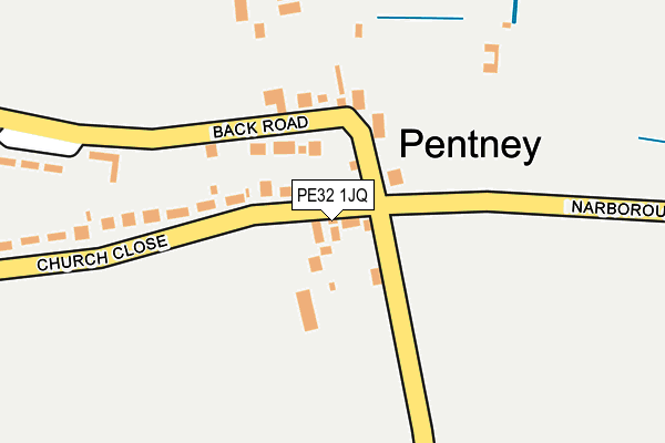 PE32 1JQ map - OS OpenMap – Local (Ordnance Survey)