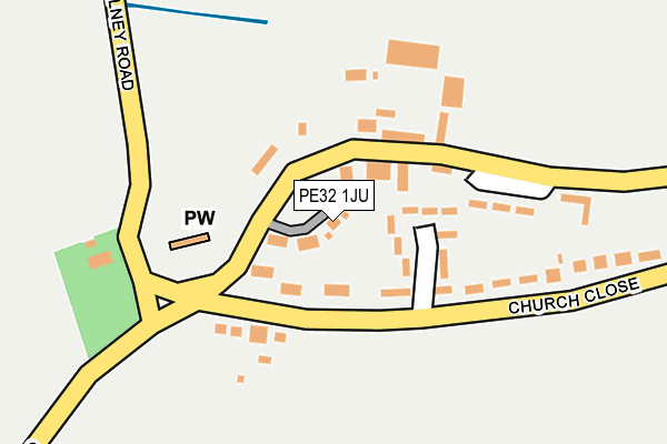 PE32 1JU map - OS OpenMap – Local (Ordnance Survey)