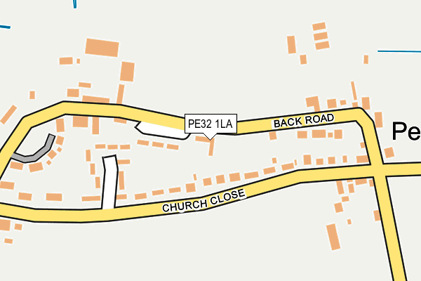 PE32 1LA map - OS OpenMap – Local (Ordnance Survey)