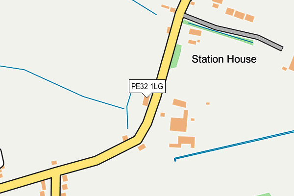 PE32 1LG map - OS OpenMap – Local (Ordnance Survey)
