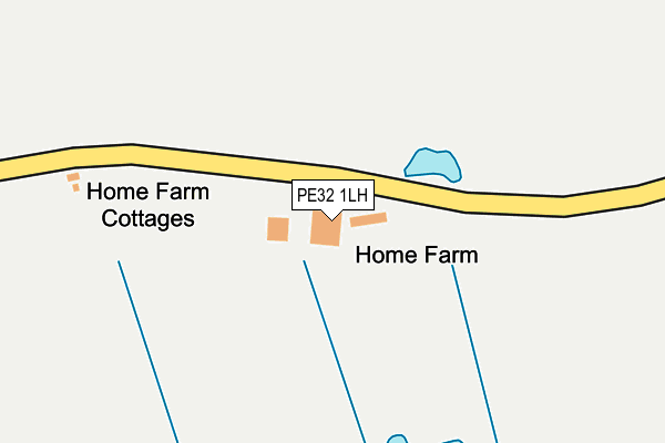 PE32 1LH map - OS OpenMap – Local (Ordnance Survey)