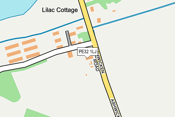PE32 1LJ map - OS OpenMap – Local (Ordnance Survey)