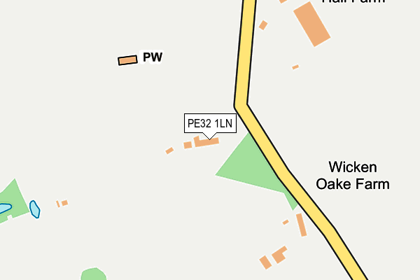 PE32 1LN map - OS OpenMap – Local (Ordnance Survey)