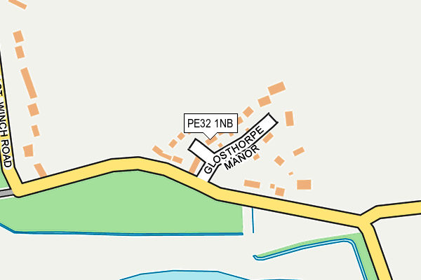 PE32 1NB map - OS OpenMap – Local (Ordnance Survey)