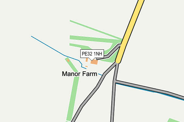 PE32 1NH map - OS OpenMap – Local (Ordnance Survey)