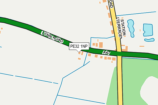 PE32 1NP map - OS OpenMap – Local (Ordnance Survey)