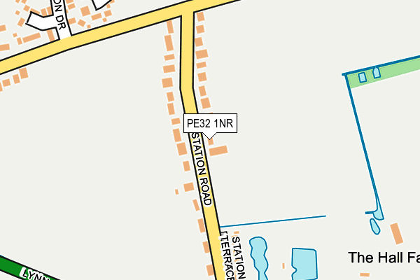 PE32 1NR map - OS OpenMap – Local (Ordnance Survey)