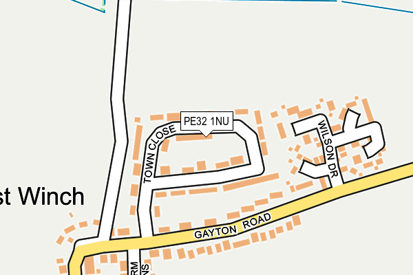 PE32 1NU map - OS OpenMap – Local (Ordnance Survey)
