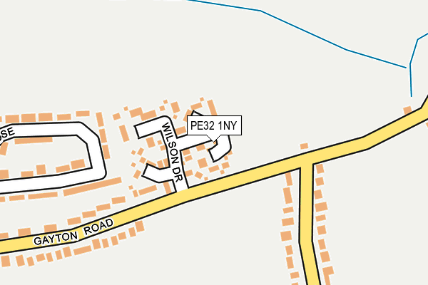 PE32 1NY map - OS OpenMap – Local (Ordnance Survey)