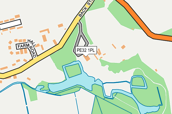 PE32 1PL map - OS OpenMap – Local (Ordnance Survey)