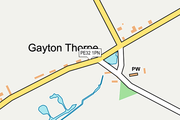 PE32 1PN map - OS OpenMap – Local (Ordnance Survey)