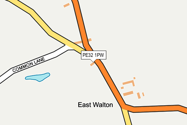 PE32 1PW map - OS OpenMap – Local (Ordnance Survey)