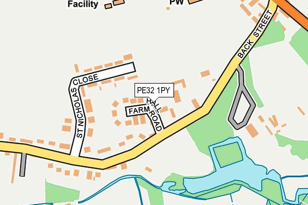 PE32 1PY map - OS OpenMap – Local (Ordnance Survey)