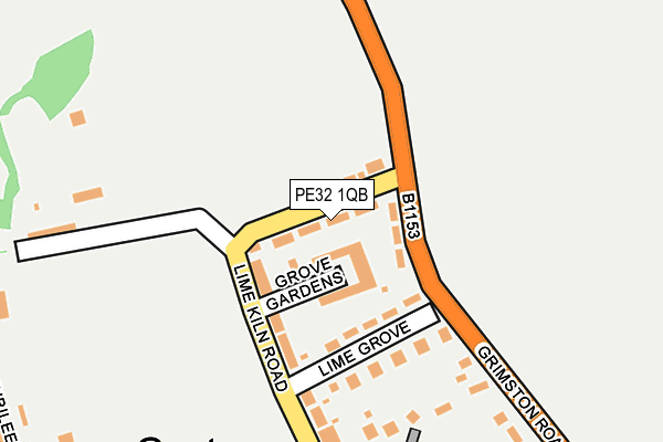 PE32 1QB map - OS OpenMap – Local (Ordnance Survey)