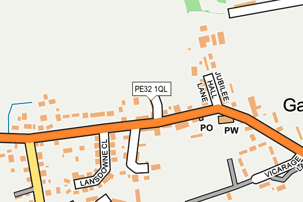 PE32 1QL map - OS OpenMap – Local (Ordnance Survey)