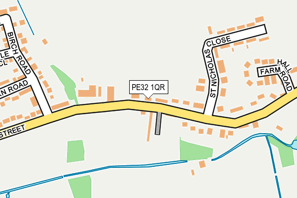 PE32 1QR map - OS OpenMap – Local (Ordnance Survey)
