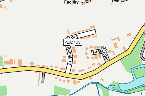 PE32 1QS map - OS OpenMap – Local (Ordnance Survey)
