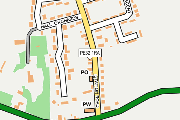 PE32 1RA map - OS OpenMap – Local (Ordnance Survey)