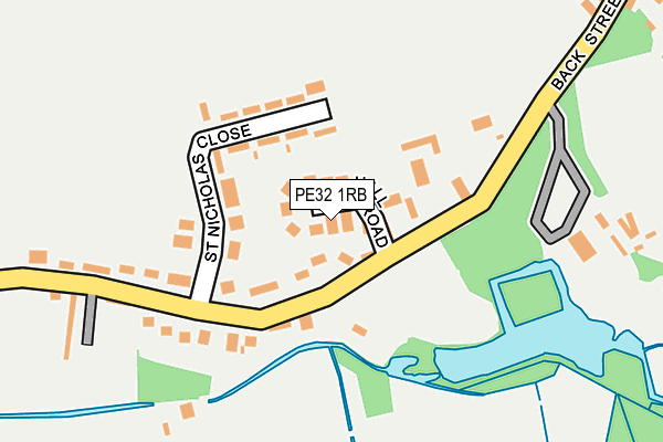 PE32 1RB map - OS OpenMap – Local (Ordnance Survey)