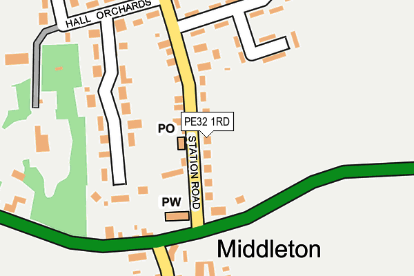 PE32 1RD map - OS OpenMap – Local (Ordnance Survey)