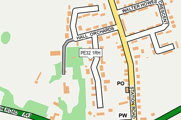 Map of MIDDLETONS SHG LIMITED at local scale