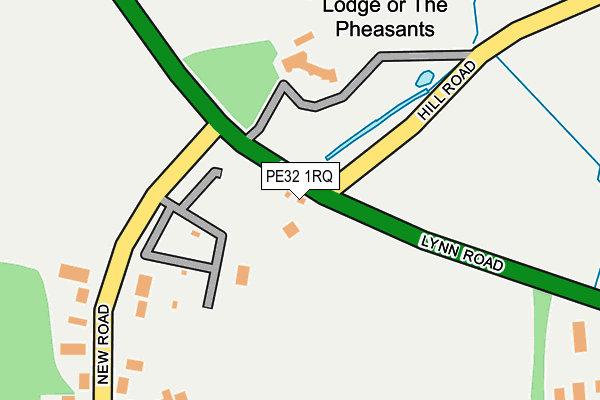 PE32 1RQ map - OS OpenMap – Local (Ordnance Survey)