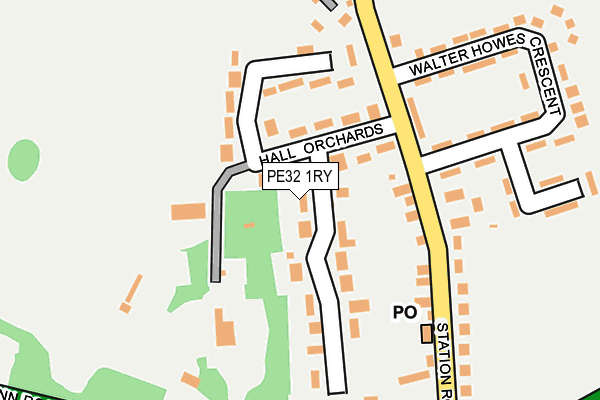 PE32 1RY map - OS OpenMap – Local (Ordnance Survey)