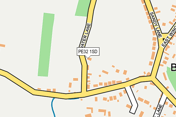 PE32 1SD map - OS OpenMap – Local (Ordnance Survey)