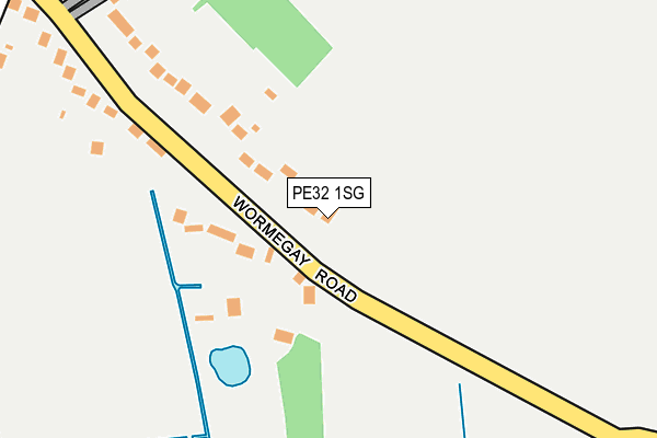 PE32 1SG map - OS OpenMap – Local (Ordnance Survey)