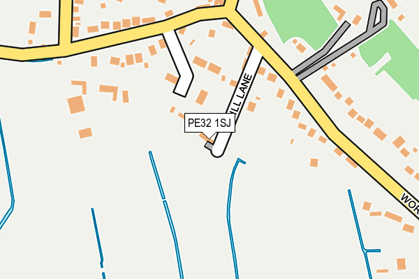 PE32 1SJ map - OS OpenMap – Local (Ordnance Survey)