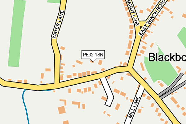 PE32 1SN map - OS OpenMap – Local (Ordnance Survey)