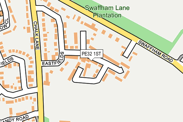 PE32 1ST map - OS OpenMap – Local (Ordnance Survey)