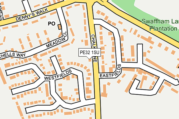 PE32 1SU map - OS OpenMap – Local (Ordnance Survey)