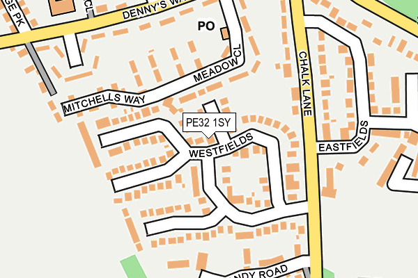 PE32 1SY map - OS OpenMap – Local (Ordnance Survey)