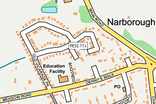 PE32 1TJ map - OS OpenMap – Local (Ordnance Survey)
