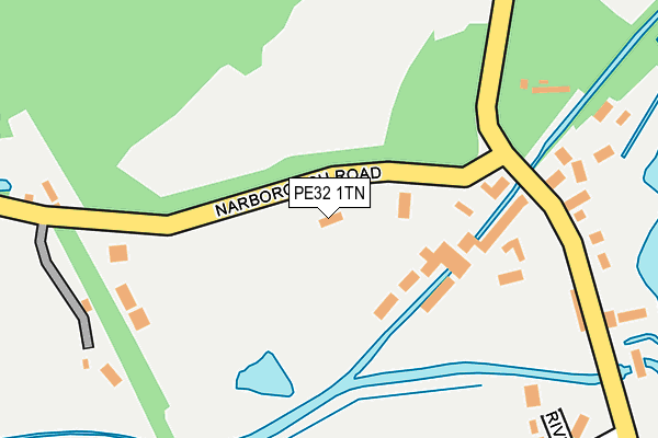 PE32 1TN map - OS OpenMap – Local (Ordnance Survey)