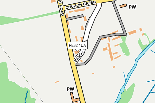 PE32 1UA map - OS OpenMap – Local (Ordnance Survey)