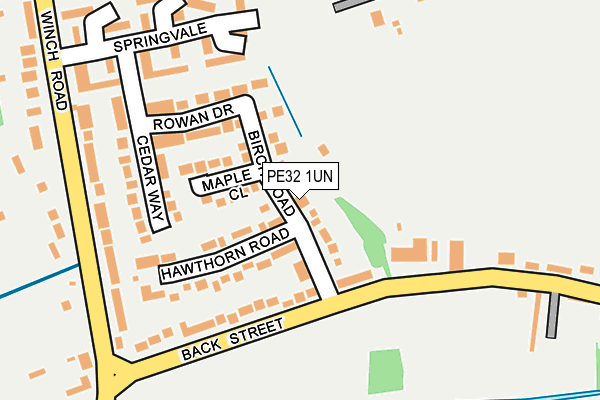 PE32 1UN map - OS OpenMap – Local (Ordnance Survey)