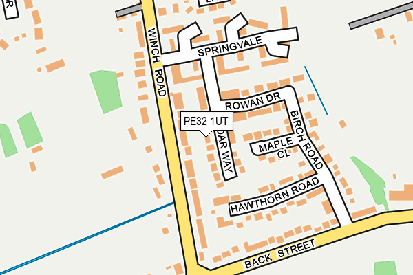PE32 1UT map - OS OpenMap – Local (Ordnance Survey)