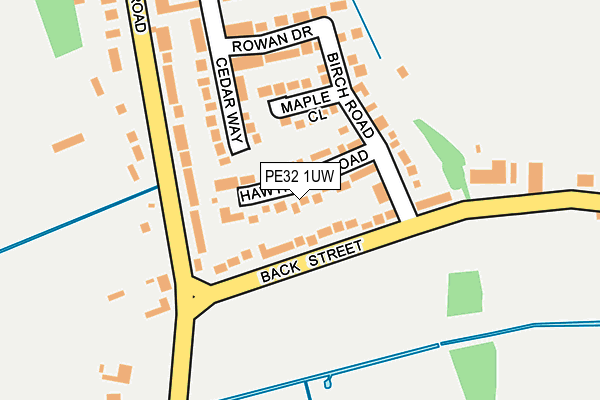 PE32 1UW map - OS OpenMap – Local (Ordnance Survey)