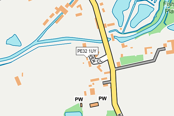 PE32 1UY map - OS OpenMap – Local (Ordnance Survey)