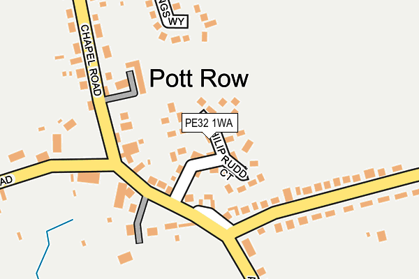 PE32 1WA map - OS OpenMap – Local (Ordnance Survey)