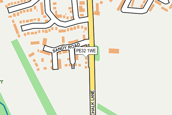 PE32 1WE map - OS OpenMap – Local (Ordnance Survey)