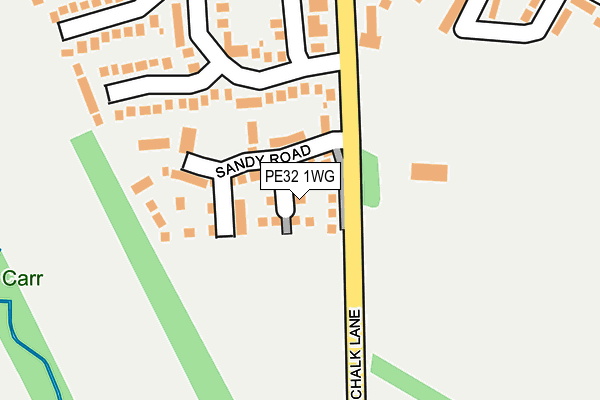 PE32 1WG map - OS OpenMap – Local (Ordnance Survey)