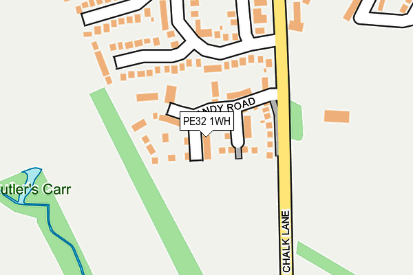 PE32 1WH map - OS OpenMap – Local (Ordnance Survey)